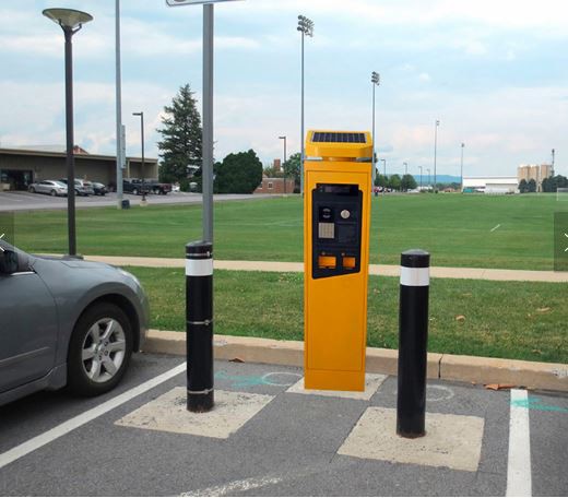 on-street parking meter