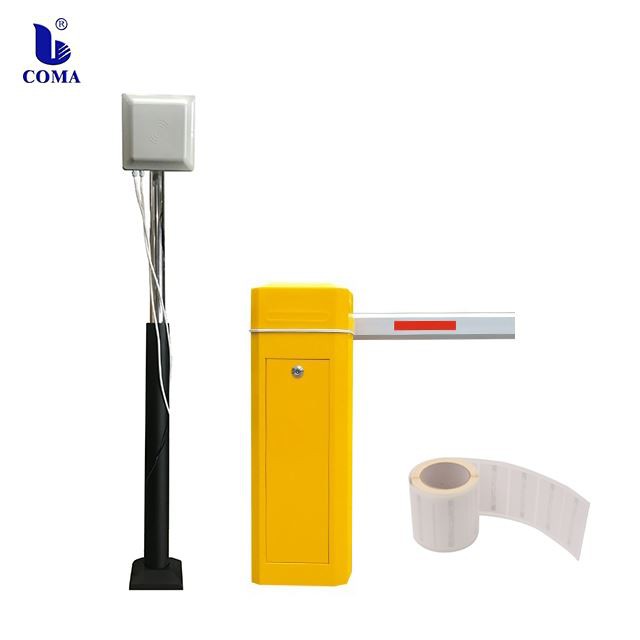 نرم افزار سیستم پارکینگ UHF RFID سیستم پارک هوشمند خودرو با دروازه مانع